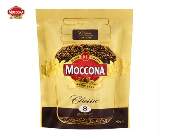 Moccona 摩可纳 经典8号深度烘焙美式速溶冻干纯咖啡粉 90克